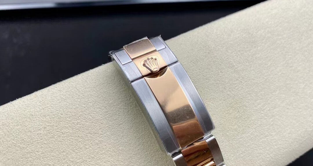 Rolex Yacht-Master 40 Two Tone Pink Gold Chocolate Dial