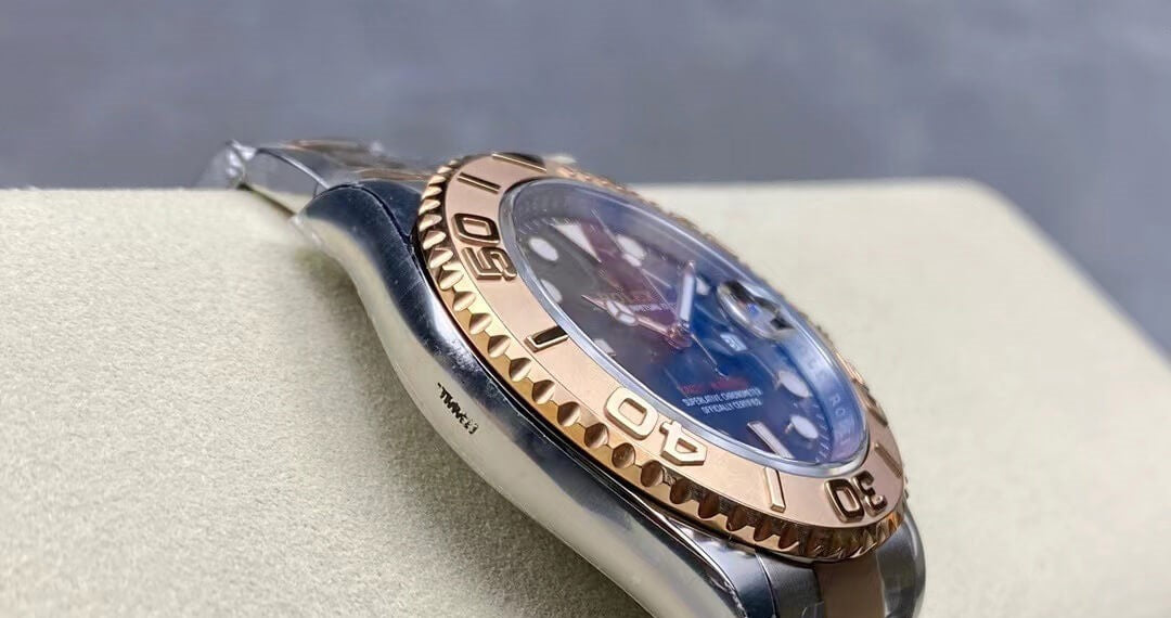 Rolex Yacht-Master 40 Two Tone Pink Gold Chocolate Dial