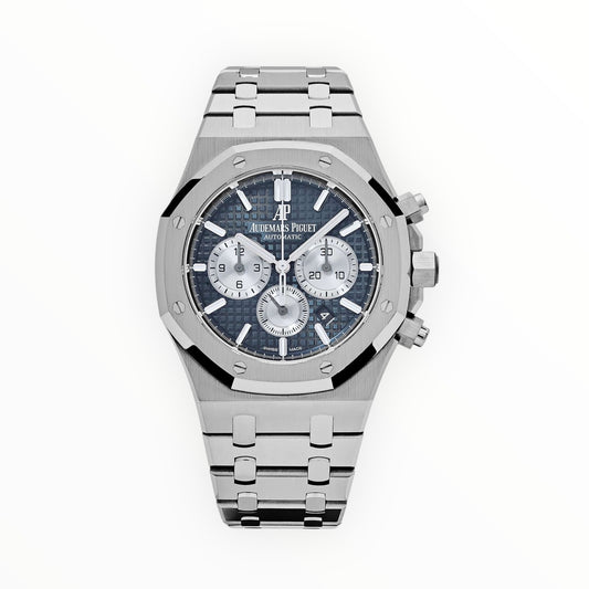 Audemars Piguet Royal Oak Chronografh Watch Blue Dial 41mm