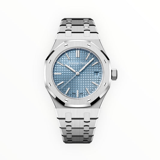 Audemars Piguet Steel Light Blue Royal Oak 41mm