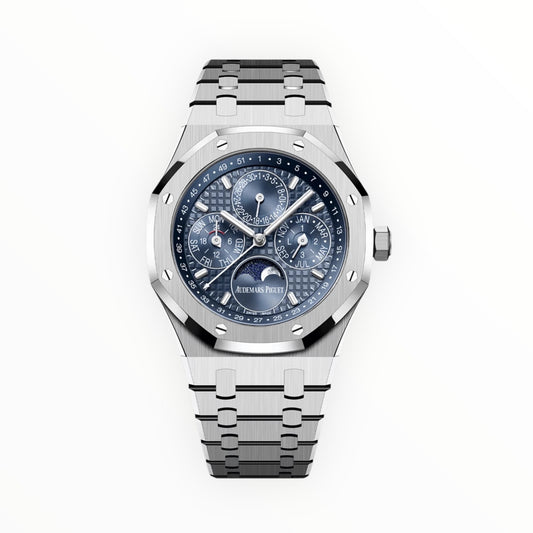 Audemars Piguet Royal Oak Perpetual Calendar Steel Blue Dial