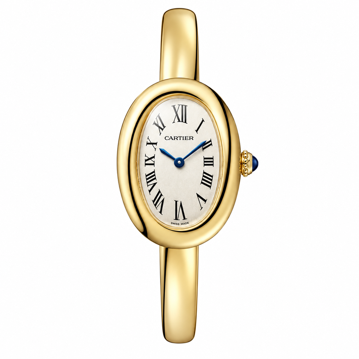 Cartier Baignoire Yellow Gold White Dial