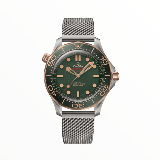 Diver 300M CoAxial Master No Time To Die Green Dial 42 mm