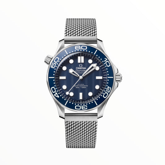 Omega Diver 300M CoAxial Master Chronometer Steel On Steel Blue Dial 42 mm
