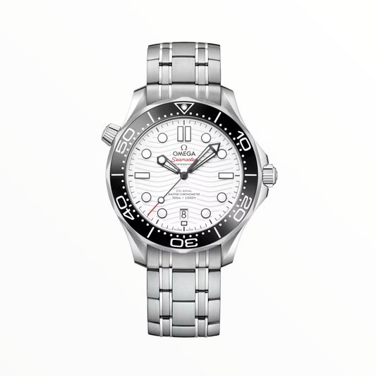 Omega Diver 300M CoAxial Master Chronometer White Dial 42 mm