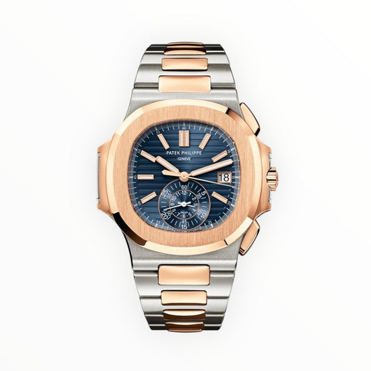 Nautilus Automatic Two Tone Blue Dial 40.5mm