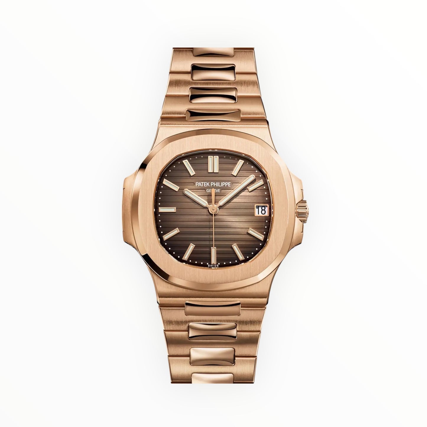 Nautilus Rose Gold Brown Dial 40.5mm