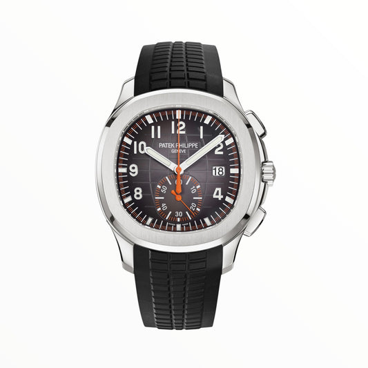 Patek Philippe Aquanaut Black Dial Chronograph Watch 42.2mm