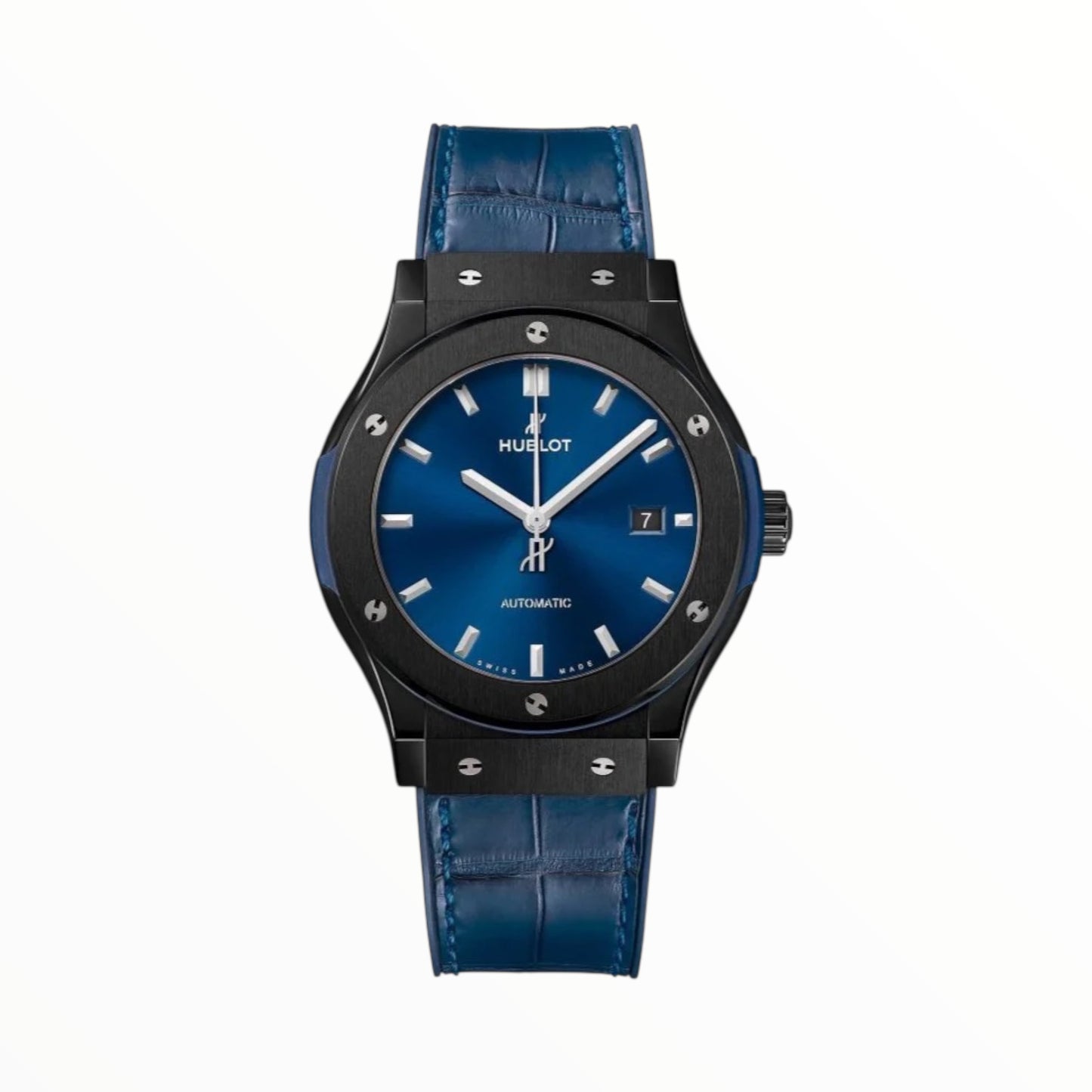 Hublot Classic Ceramic Blue Dial 42mm