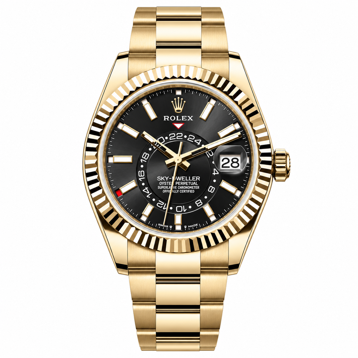 Rolex Sky-Dweller Yellow Gold – Black Dial 42mm