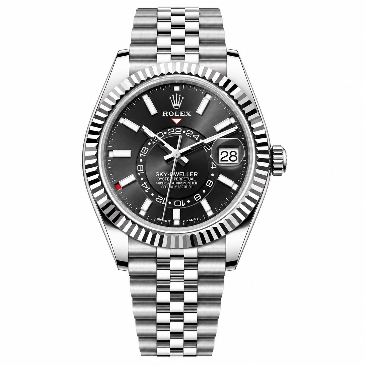 Rolex Sky-Dweller – Black Dial Jubilee 42mm