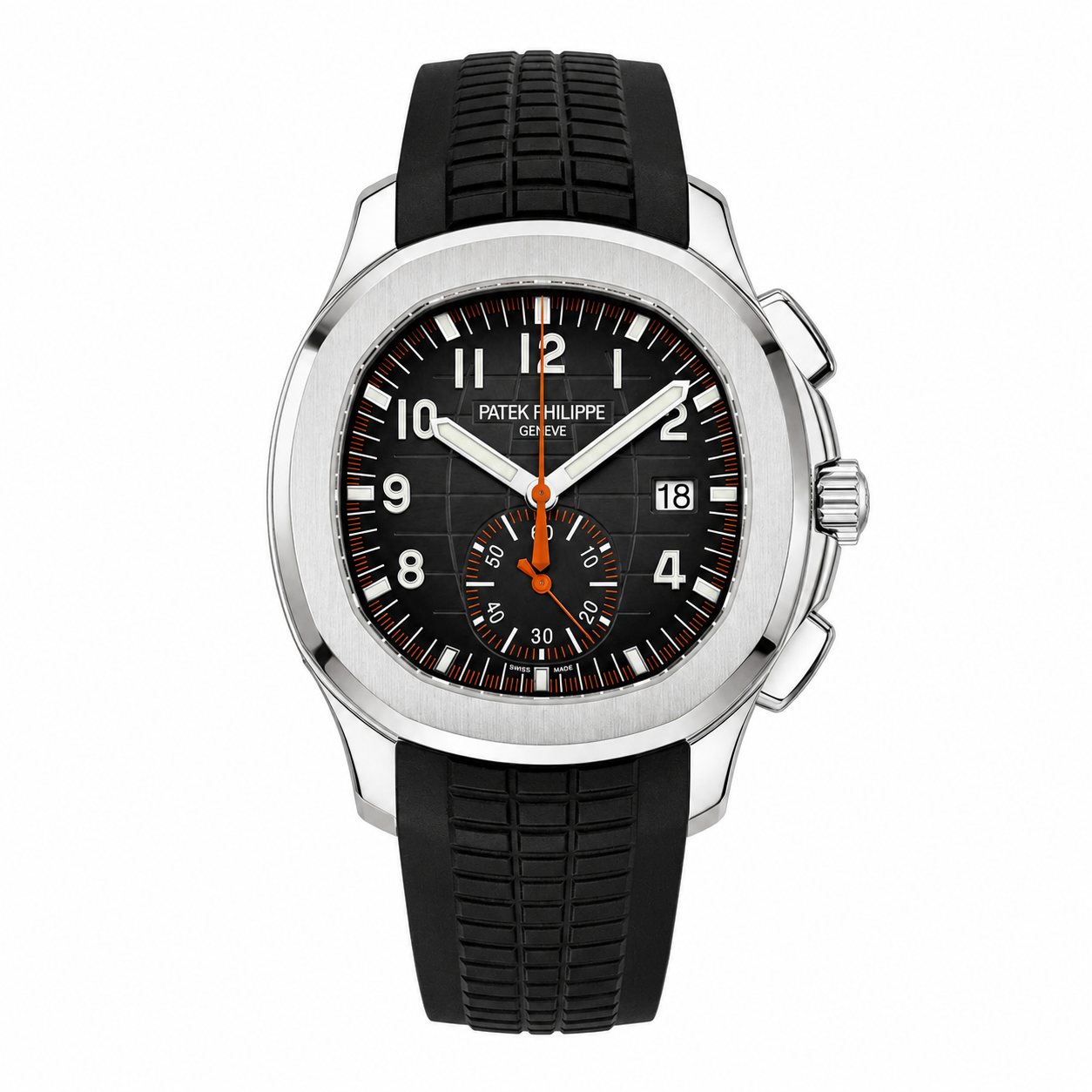 Patek Philippe Aquanaut Black Dial Chronograph Watch
