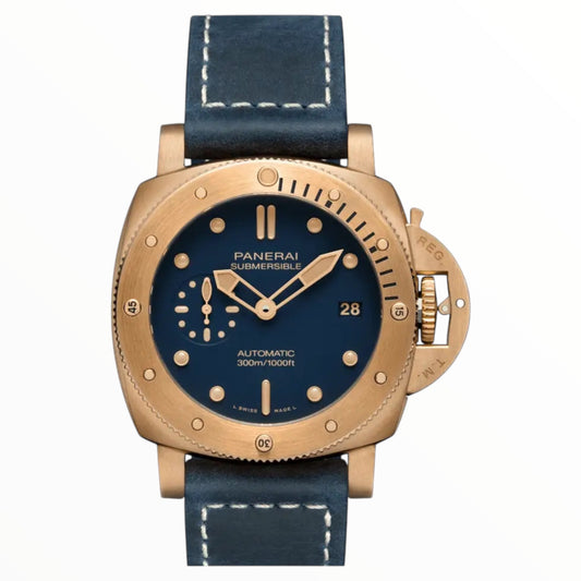 Pam Luminor Submersible Bronzo Blue Abisso 44MM