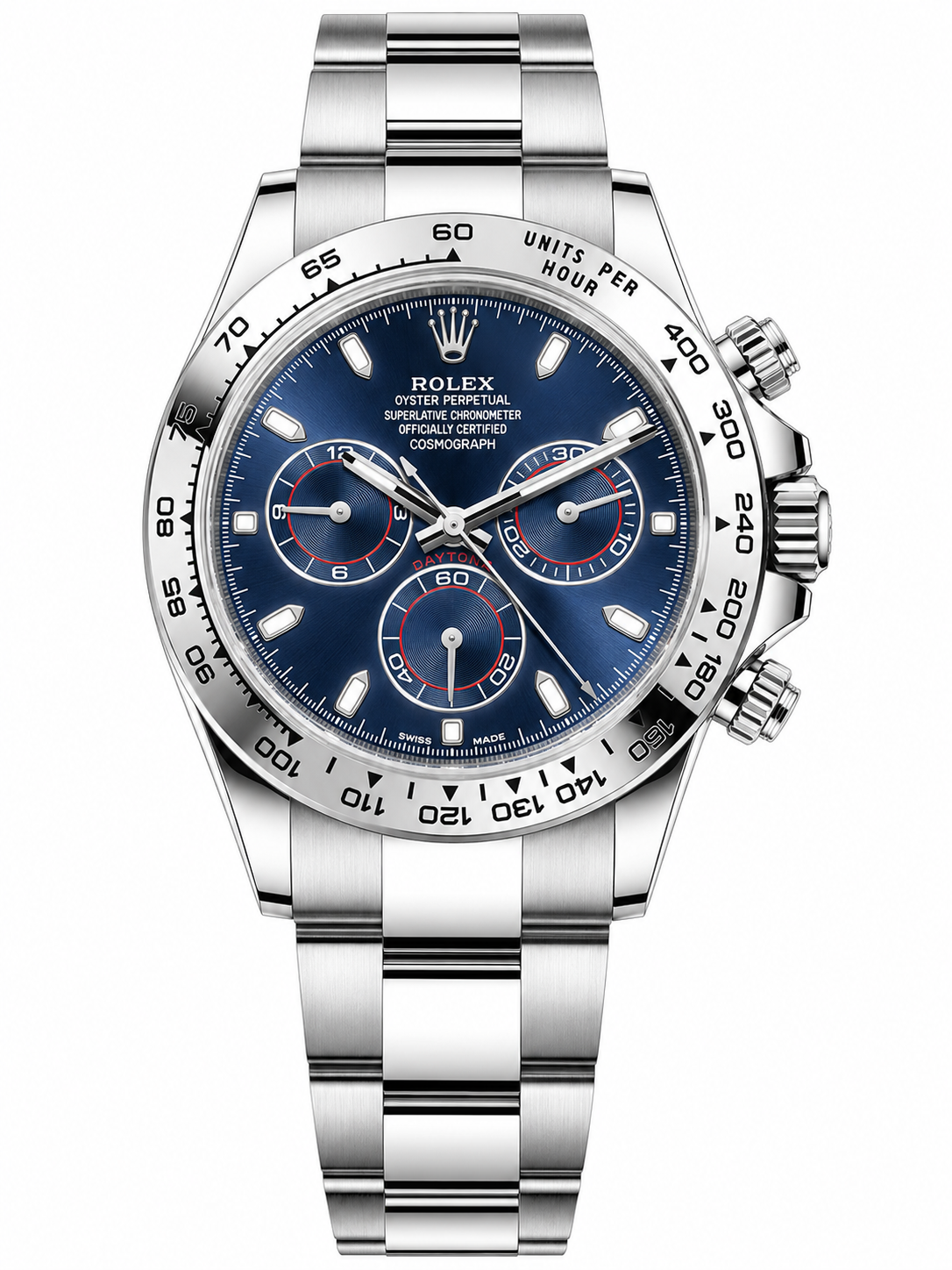Rolex Daytona – Steel Blue Dial Chronograph