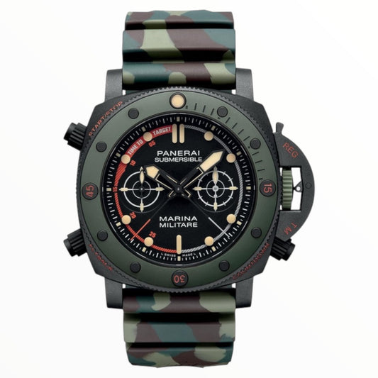 Pam Submersible Time To Target Camouflage 47mm