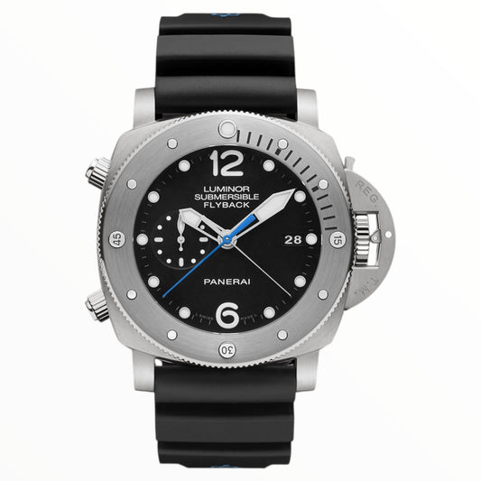 Pam Luminor Submersible 1950 Flyback Automatic 47mm Black Dial