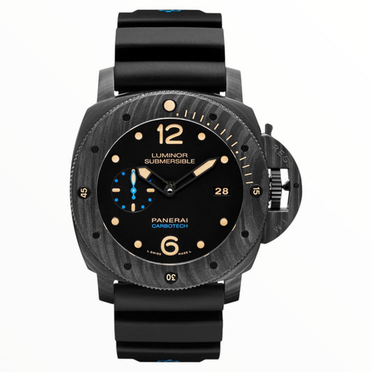Pam Luminor Submersible 1950 Carbotech 3days Automatic 47mm Black Dial