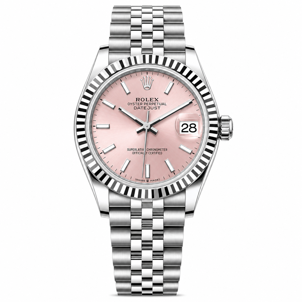 Rolex Datejust – Pink Dial Jubilee 31mm