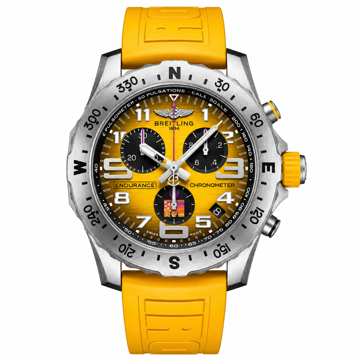 Endurance Pro Chronografh Super Quartz 44mm IronMan Yellow