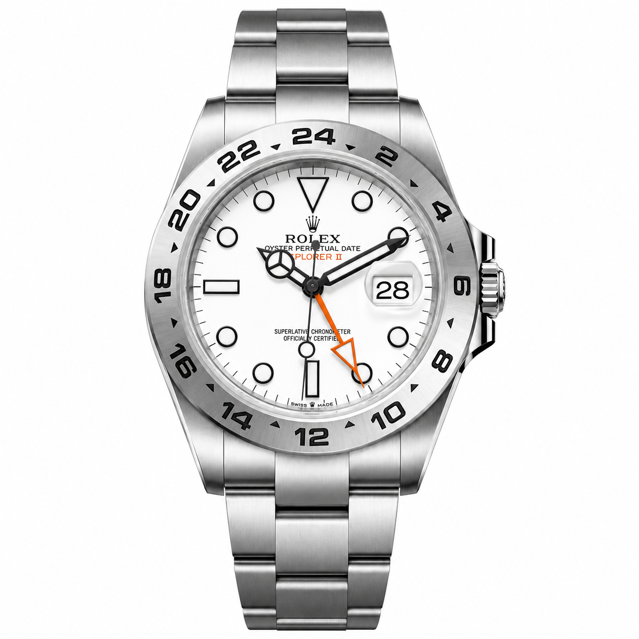 Rolex Explorer II Polar — White Dial Gmt
