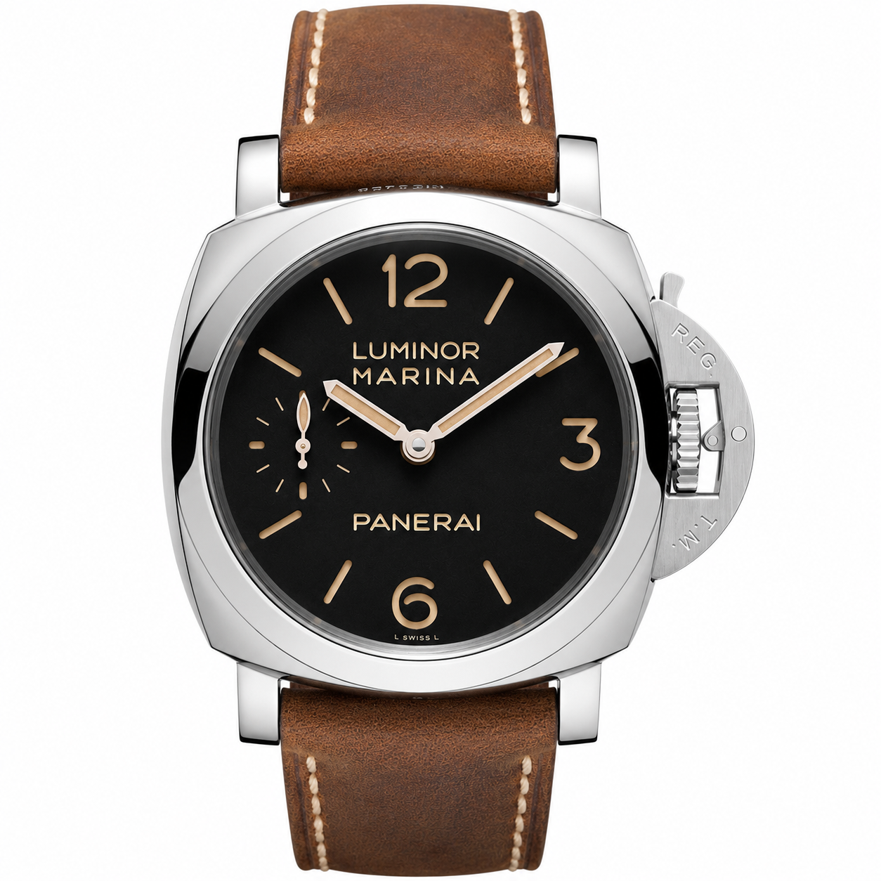 Panerai Luminor Marina Black Dial Vintage Leather Edition