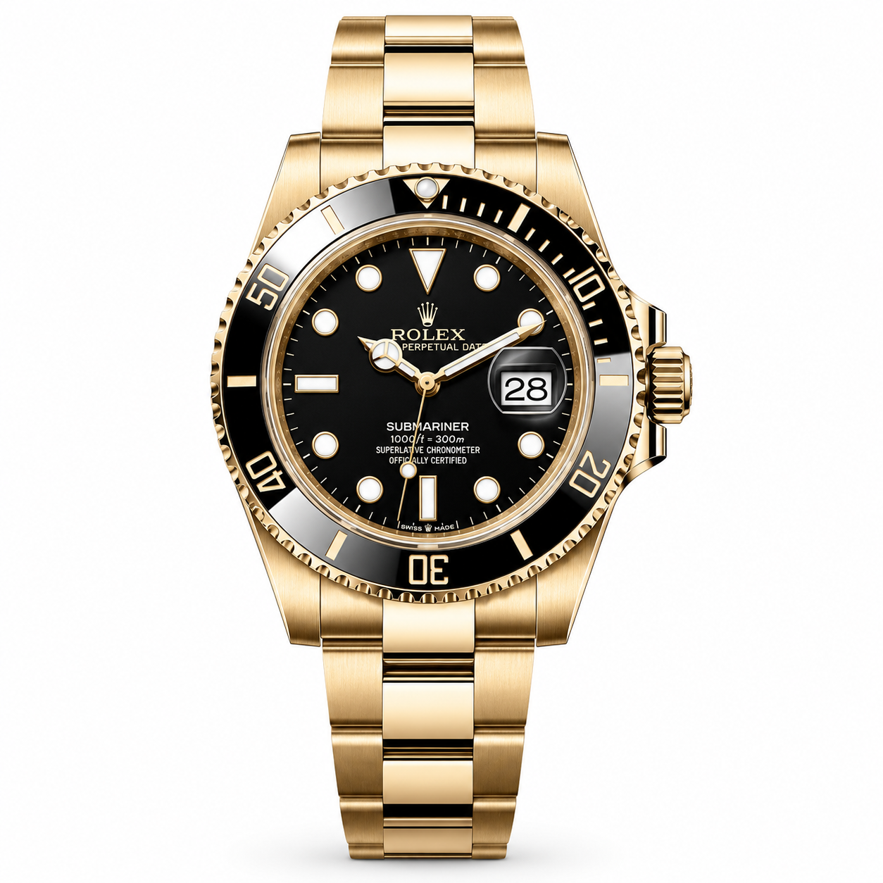 Rolex Submariner Full Gold Black Edition