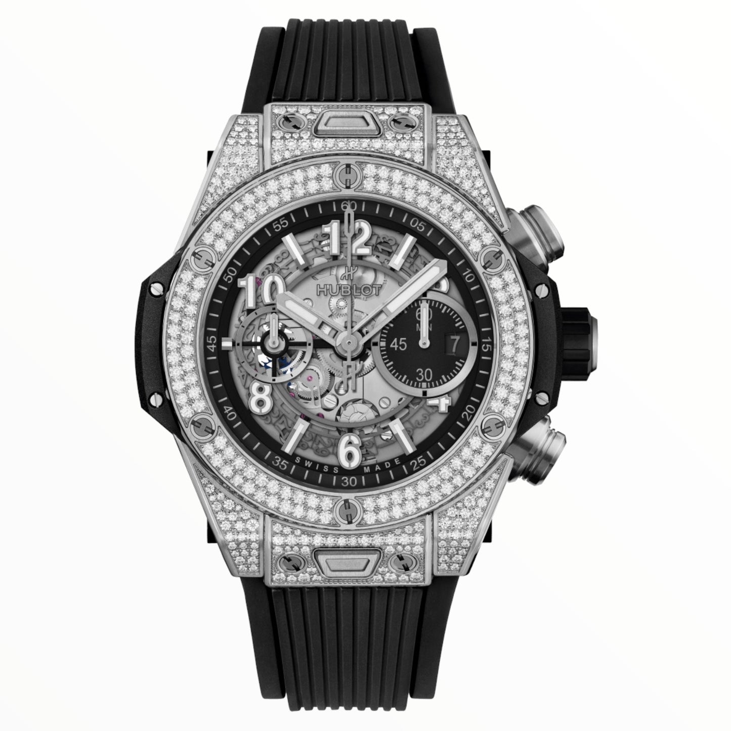 Unico Titanium Pave 42mm
