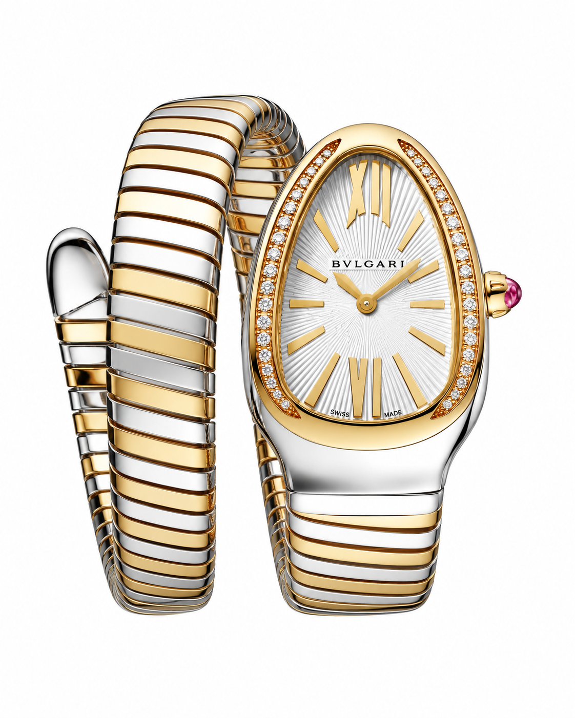 Bulgari Serpenti Tubogas Two-Tone Diamonds