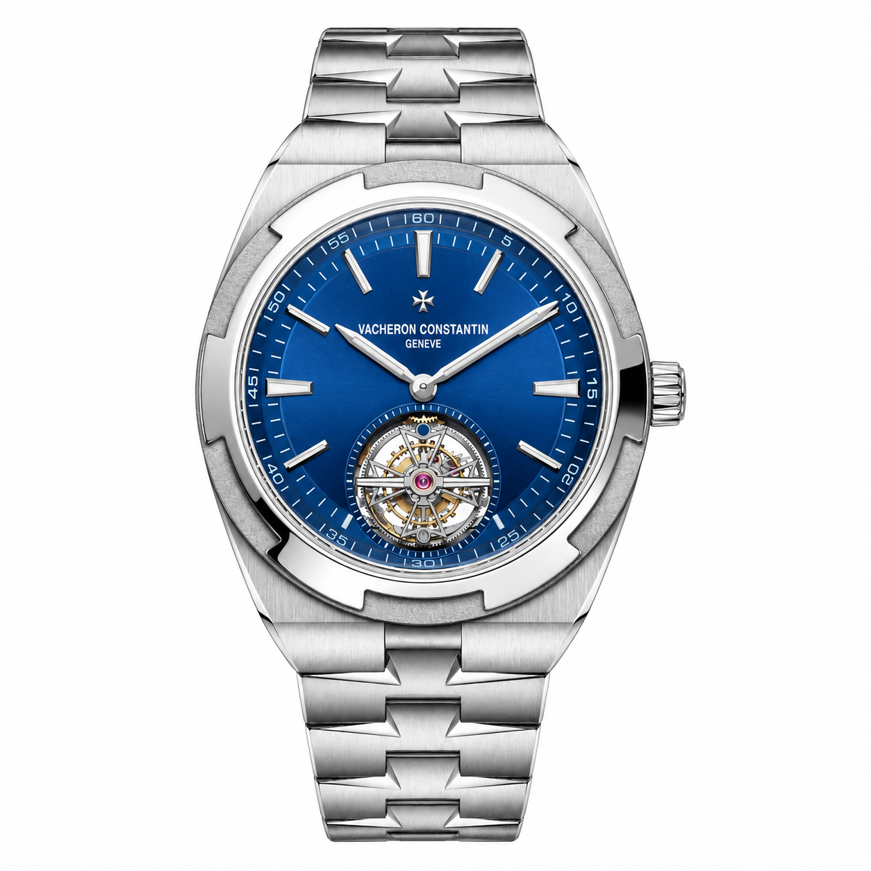 Vacheron Constantin Overseas Tourbillon Titanium Blue Dial