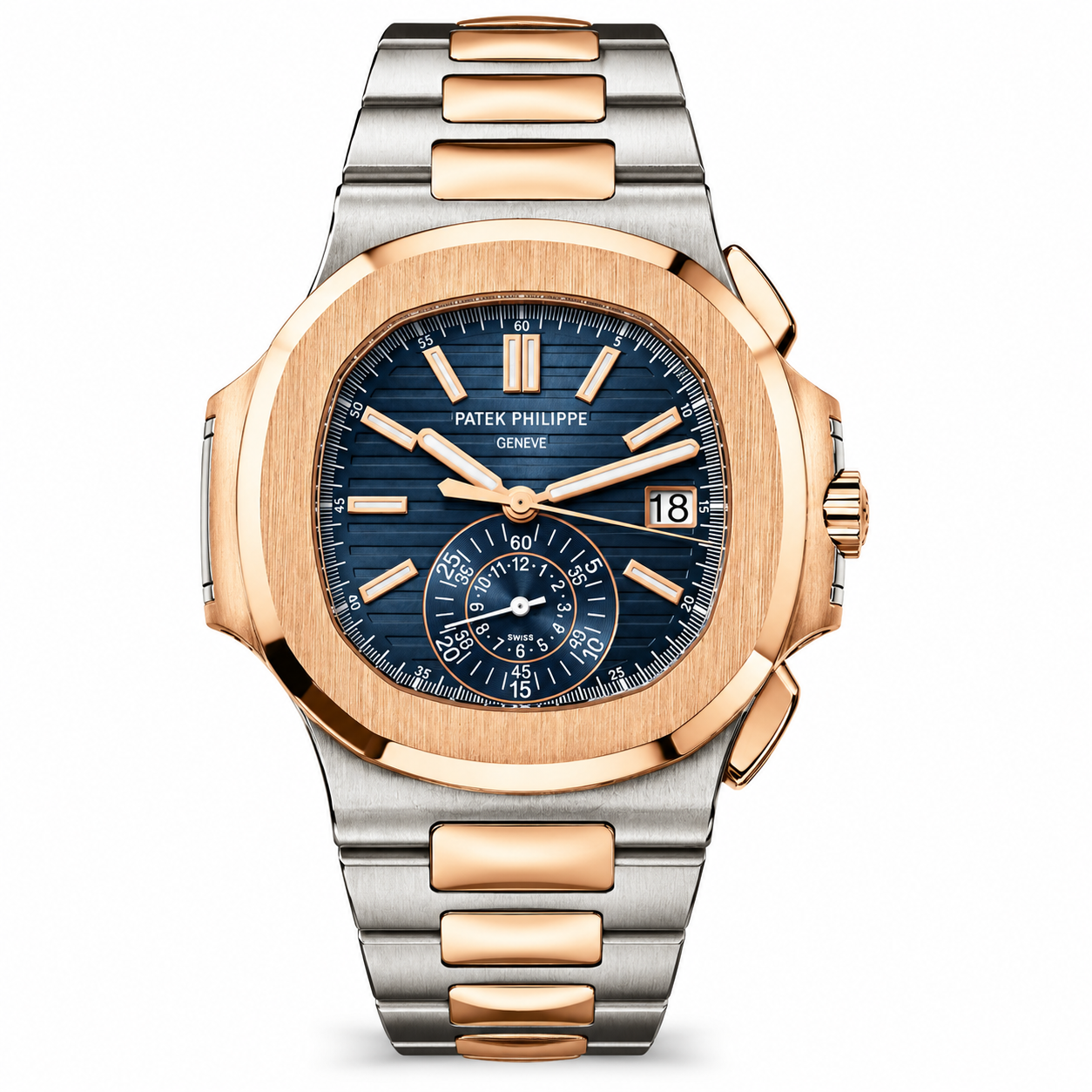 Patek Philippe Nautilus Chronograph Two-Tone Rose Gold & Steel