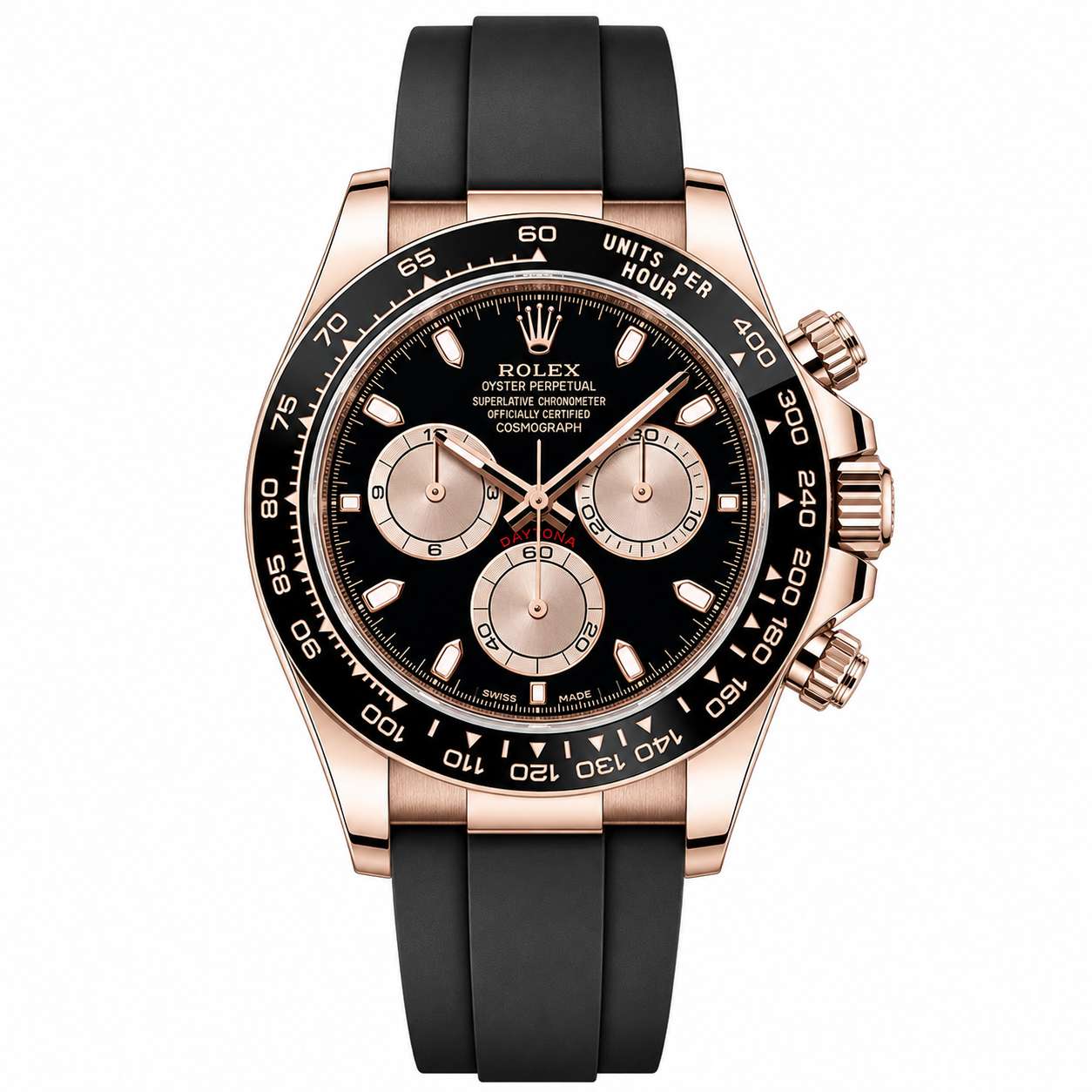 Rolex Cosmograph Daytona 40nm Everose Gold OysterFlex