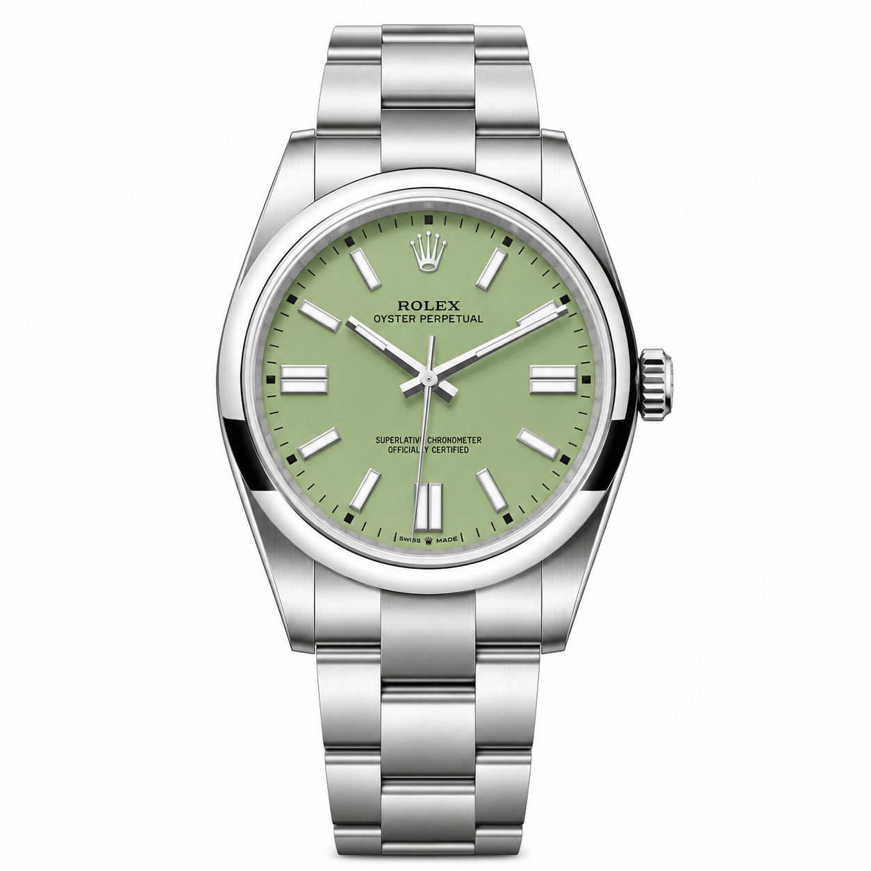 Rolex Oyster Perpetual 41mm Pistachio Dial