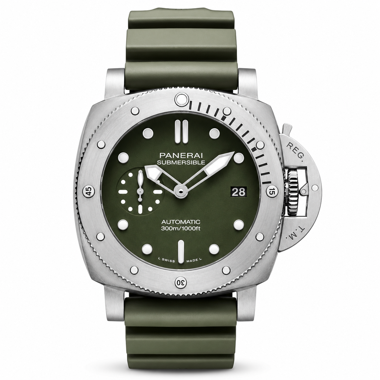 Panerai Submersible Quaranta Quattro Verde Militare 44mm