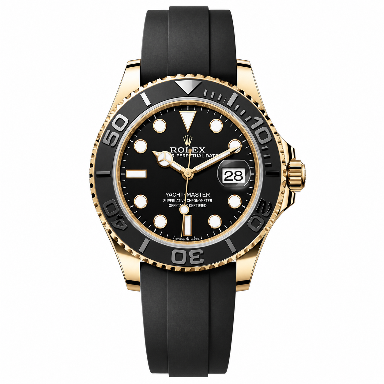 Rolex Yacht-Master 42 Yellow Gold Black Dial