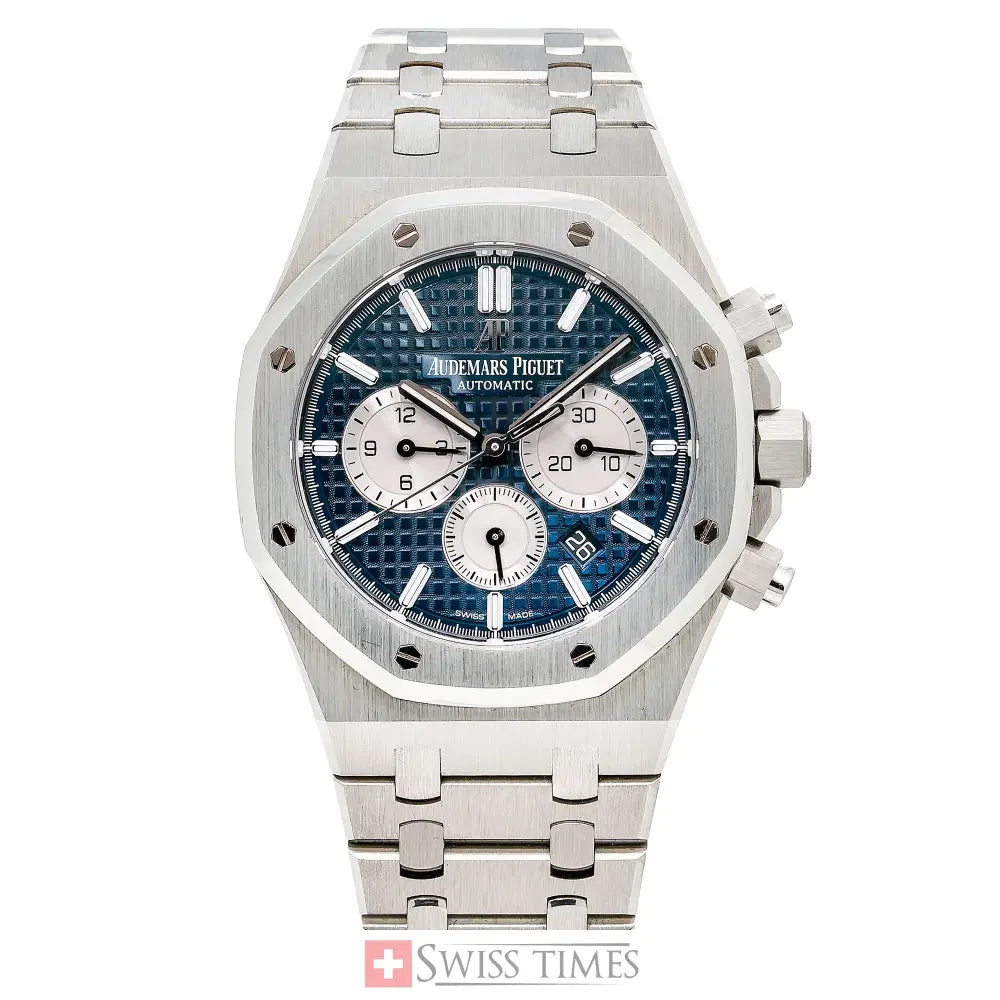 Audemars Piguet Royal Oak Chronografh Watch Blue Dial 41mm