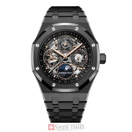 Audemars Piguet Royal Oak Chronografh Watch Ceramic Skeleton Dial 41mm