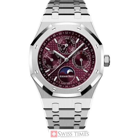 Audemars Piguet Royal Oak Chronografh Watch Purple Dial 41mm
