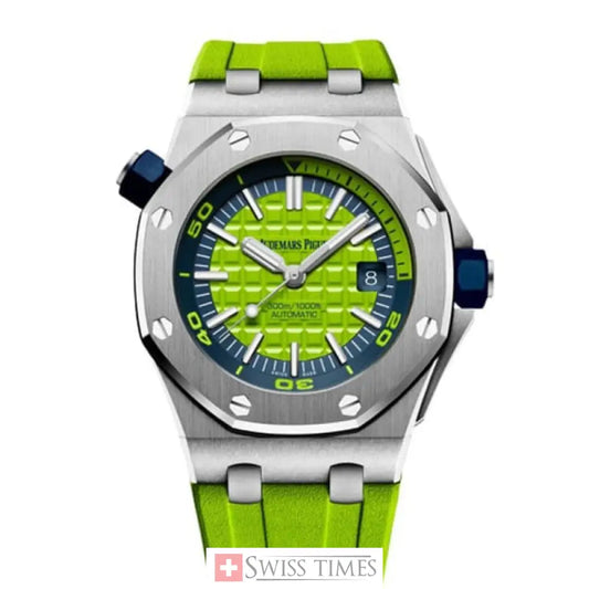 Audemars Piguet Royal Oak Offshore Diver Watch-Lime Green Dial42mm