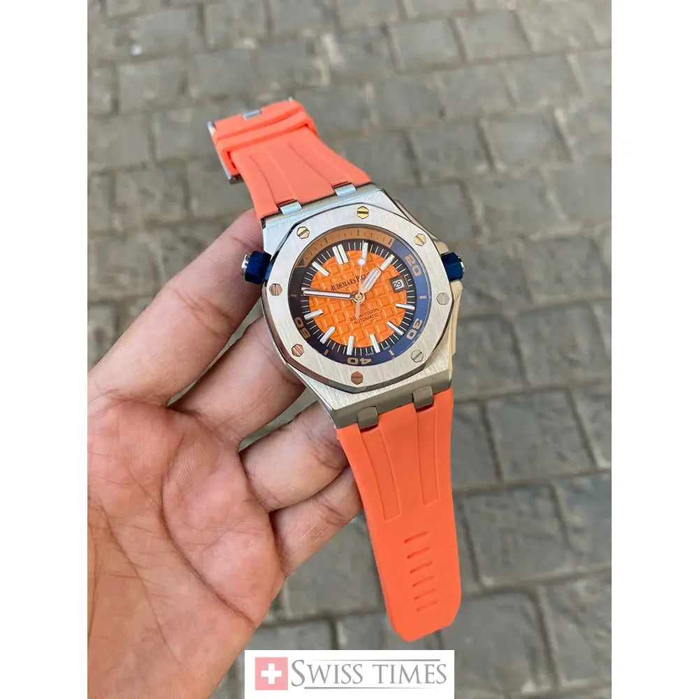 Audemars Piguet Royal Oak Offshore Diver Watch-Orange Dial42mm