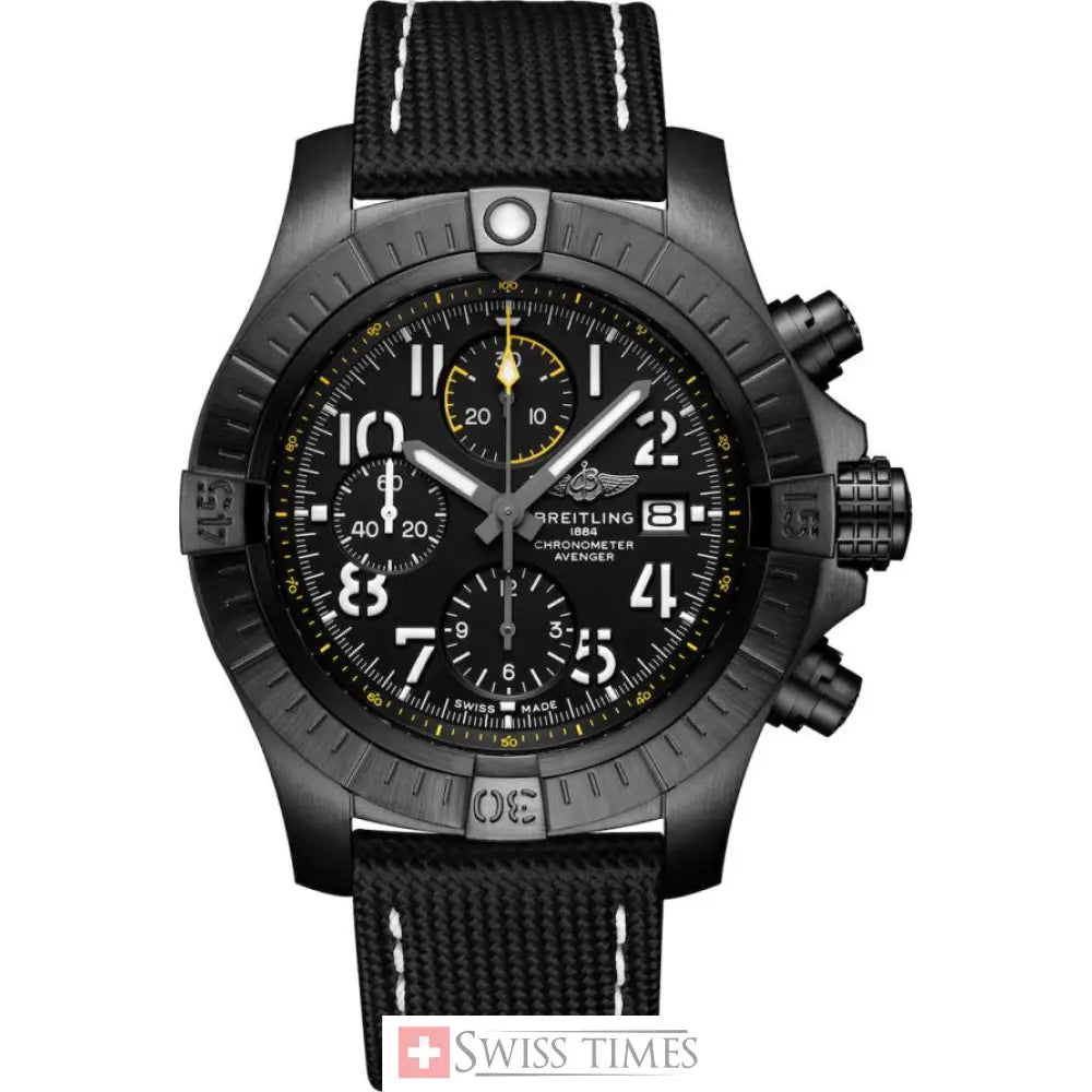 Breitling Avenger 45MM Night Mission DLC Black
