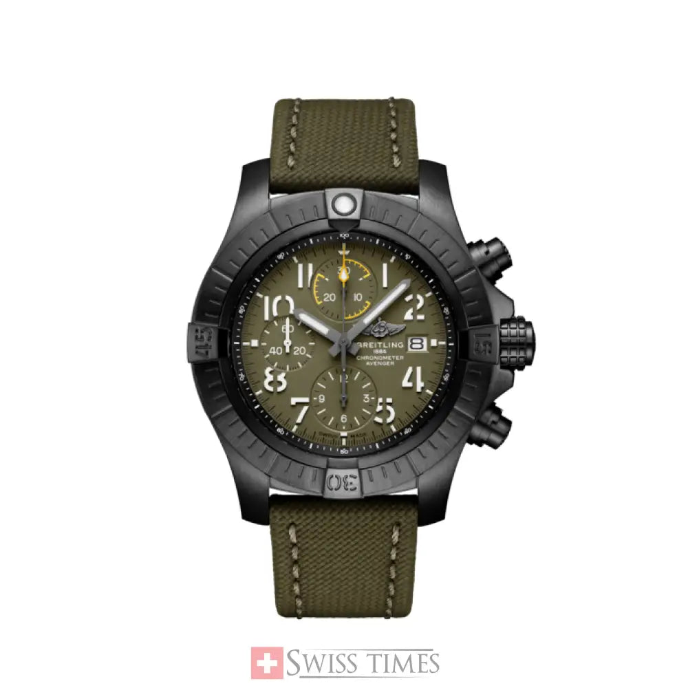Breitling Avenger 45MM Night Mission DLC Green