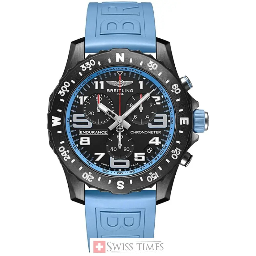 Breitling Endurance Pro Chronografh Super Quartz 44mm Light Blue