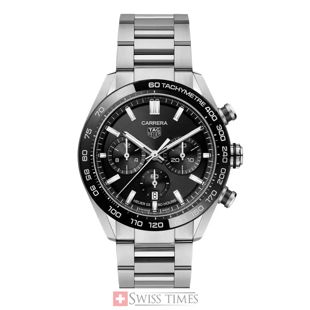 Carrera Watch Chronograph 44 mm Black Dial