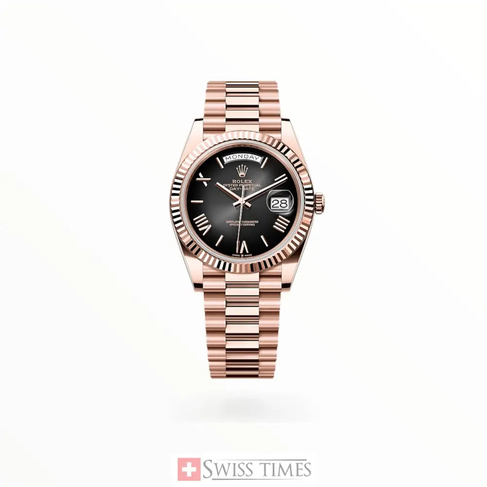 D-Date Everose Gold Dial Everose Gold President 2025