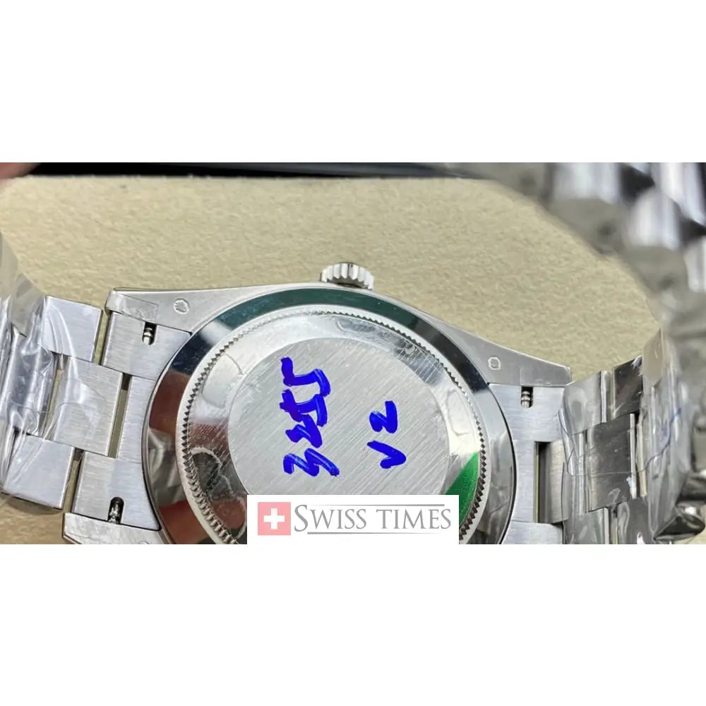 D-Date Steel Blue Roman Dial President