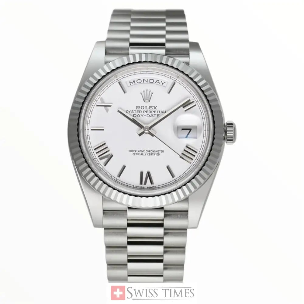 D-Date White Roman Dial 41mm