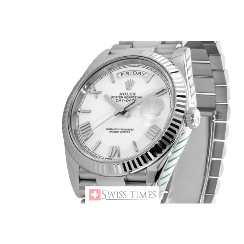 D-Date White Roman Dial 41mm