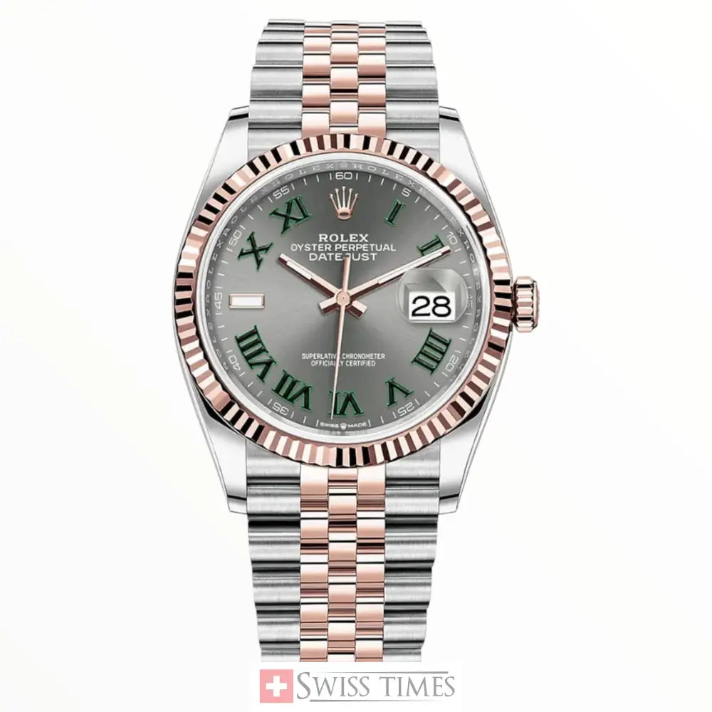 Date-Just Wimbledon Two Tone Pink Gold Jubilee 36mm