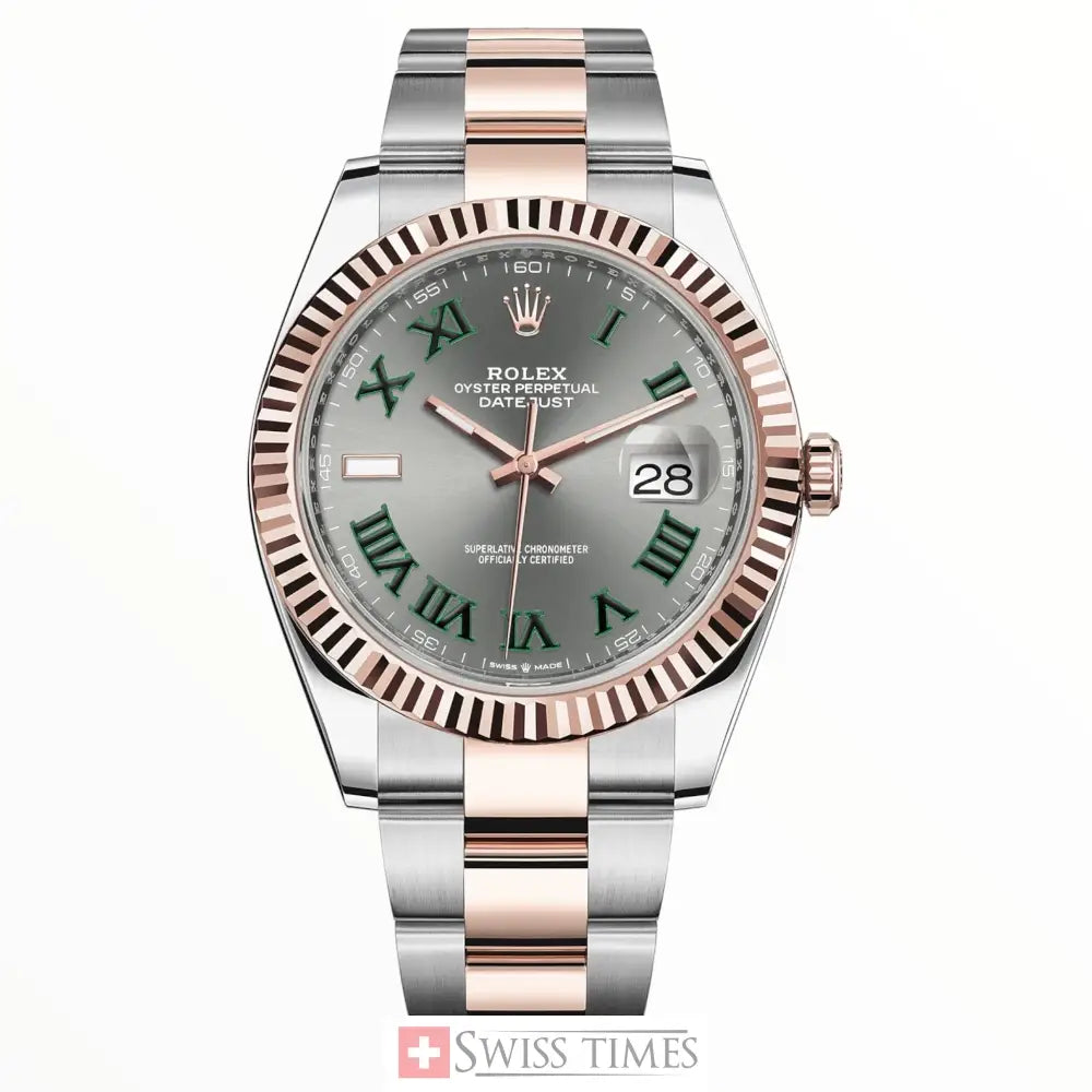 Date-Just Wimbledon Two Tone Pink Gold Oyster 36MM