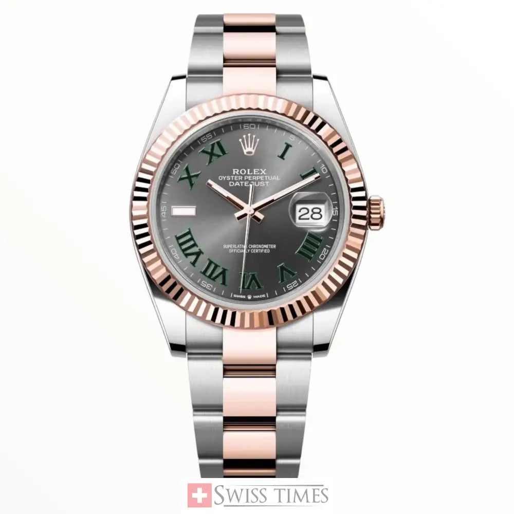 Date-Just Wimbledon Two Tone Pink Gold Oyster